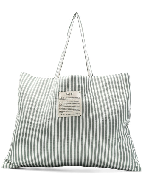 ALYSI STRIPED TOTE